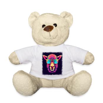 Gift Geek Animal Design - Teddy Bear - white - Front