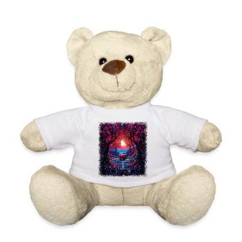 Cadeau Oiseau Cool Anniversaire Cadeau Idée Anti Guerre - Nounours - blanc - Devant