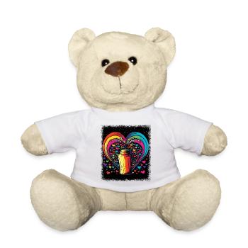 cadeau d’anniversaire cool vert drôle dictons - Nounours - blanc - Devant