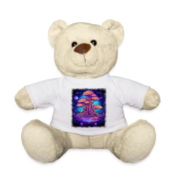 Present Idea Bakery Shirt Fun Funny Sayings Oven - Teddy Bear - white - Front
