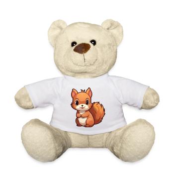 Eichhörnchen Kawaii - Teddy - Weiß - Vorne