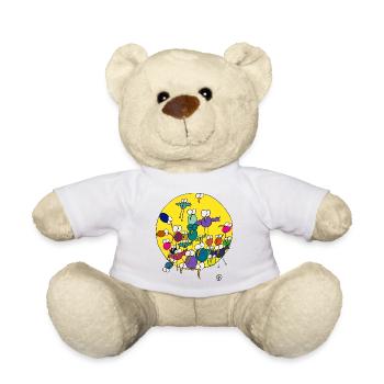 Vögel beobachten Dich - Teddy - Weiß - Vorne