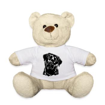 Labrador Retriever Portrait Dog Dogs Wilsigns - Teddy Bear - white - Front