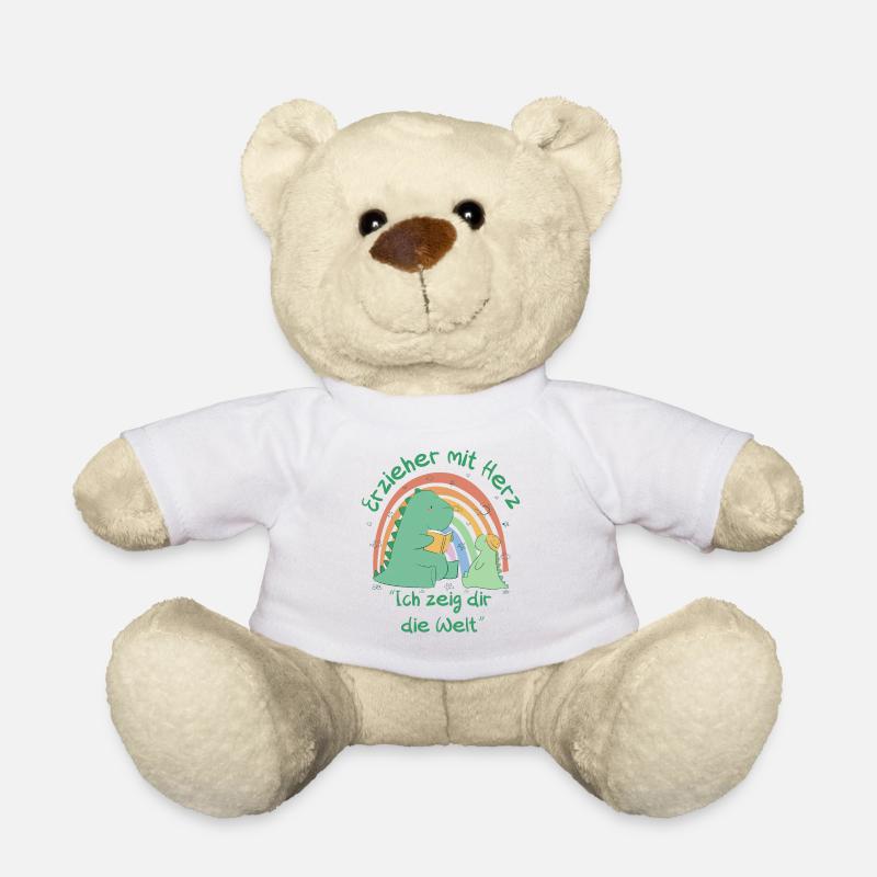 Erzieher mit Herz - Ich zeig dir die Welt - Teddy - Weiß