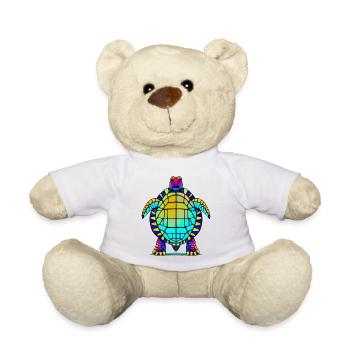 Tortoise - Teddy Bear - white - Front