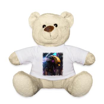 abeille abeille bday abeille joyeux anniversaire ruche dictons - Nounours - blanc - Devant