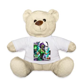 Zombie In the Kitchen - Teddy Bear - white - Front