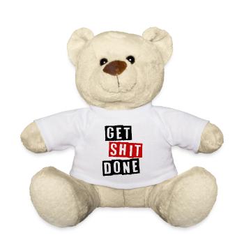 FAITES DE LA MERDE - Nounours - blanc - Devant