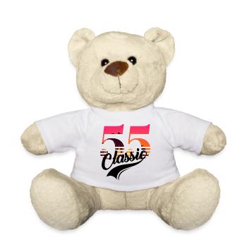 Vintage 1955-55e anniversaire - Nounours - blanc - Devant