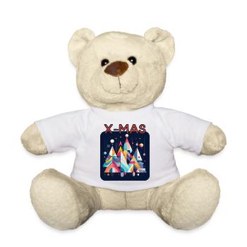 Merry X-Mas - Teddy - Weiß - Vorne