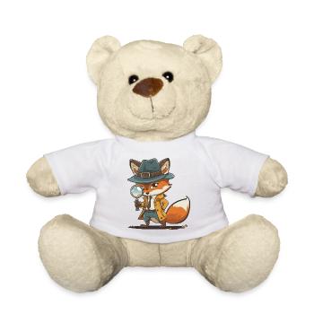 Schlaue Ermittlungen - Teddy - Weiß - Vorne