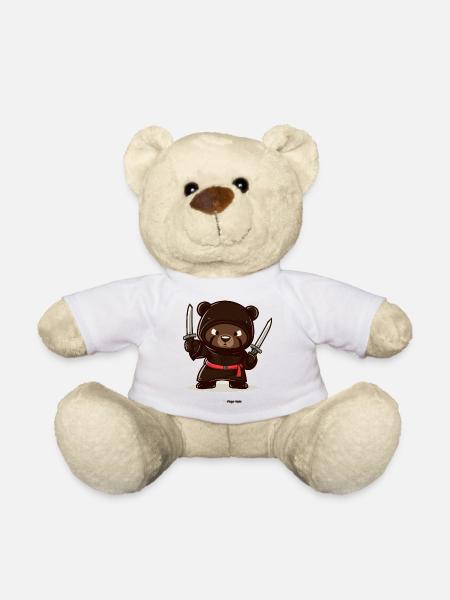 Grizzly Art of War - Teddy Bear - white