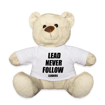Lead never follow leaders - Nounours - blanc - Devant