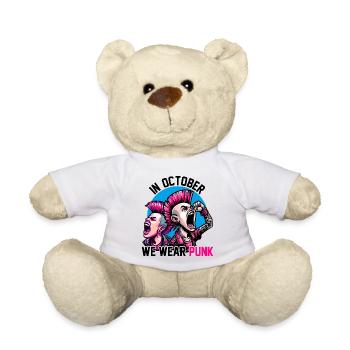 IM OKTOBER TRAGEN WIR PUNK - Teddy - Weiß - Vorne