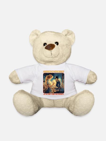 Lessons for Chemisty at Night - Teddy Bear - white