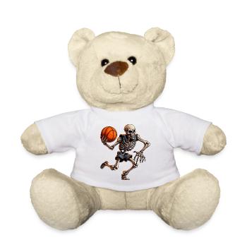 Basketball Skeleton - Nounours - blanc - Devant