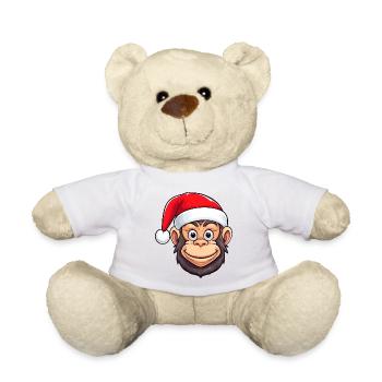 Noël singe - Nounours - blanc - Devant
