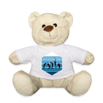 Tennis Women's Tennis Men's Tennis - Teddy Bear - white - Front