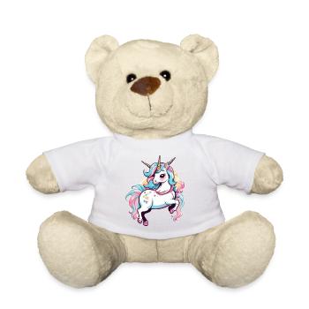 Licorne Unicorn Kawaii - Nounours - blanc - Devant