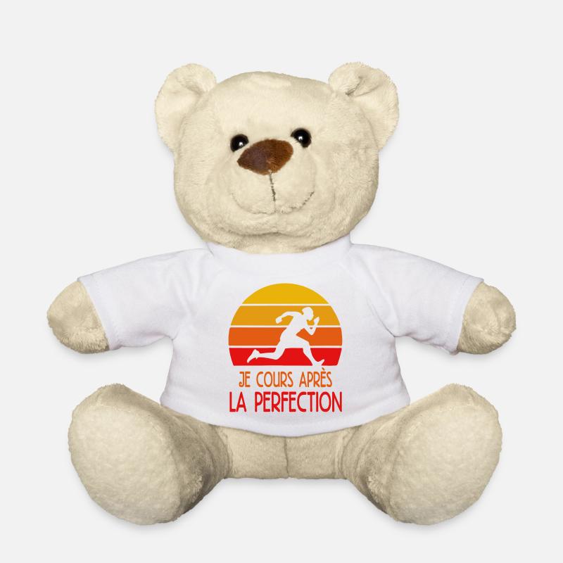 courir citation sport - Nounours - blanc