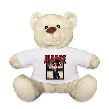 Alsacienne Manga - Nounours - blanc - Devant