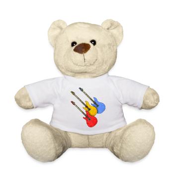 Guitares - Nounours - blanc - Devant