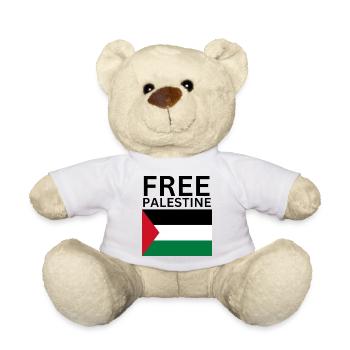 Free palestine flag | Gaza - Teddy - Weiß - Vorne