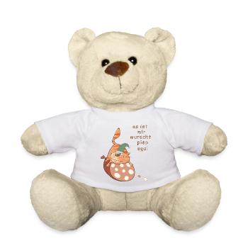 es ist mir egal - Teddy - Weiß - Vorne