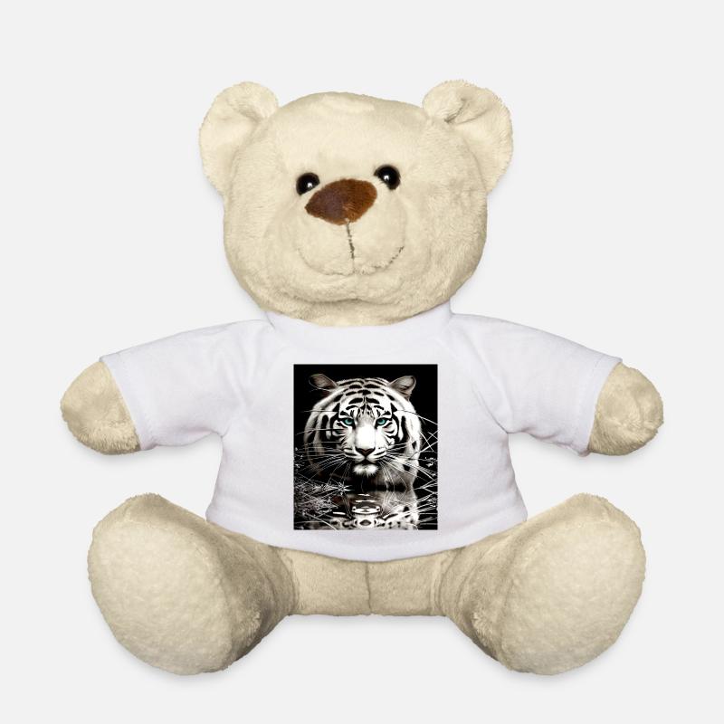 White Tiger - Teddy Bear - white