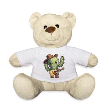 Der musikalische Kaktus - Teddy - Weiß - Vorne