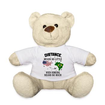 Distance Means So Little When Someone Means Much - Nounours - blanc - Devant