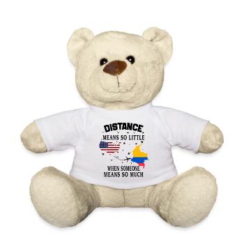 Distance Means So Little When Someone Means Much - Nounours - blanc - Devant