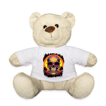 cool quote balloons statement back print jokes - Teddy Bear - white - Front