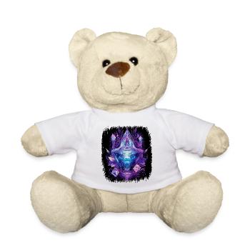 Déclaration Geek 80e anniversaire hommes dictons drôles - Nounours - blanc - Devant