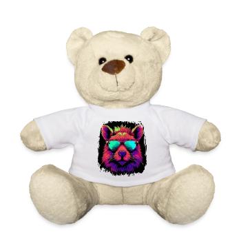 present birthday present idea pet - Teddy Bear - white - Front