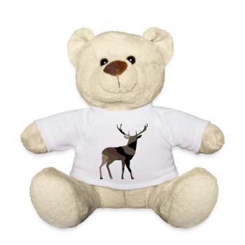 Hirsch - Teddy - Weiß - Vorne