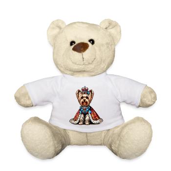 Yorkshire Terrier Princess - Teddy Bear - white - Front