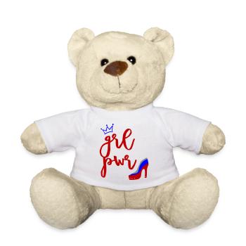 Girl Power - Teddy - Weiß - Vorne