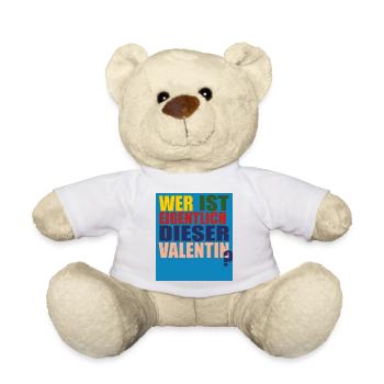 wer ist valentin - Teddy - Weiß - Vorne