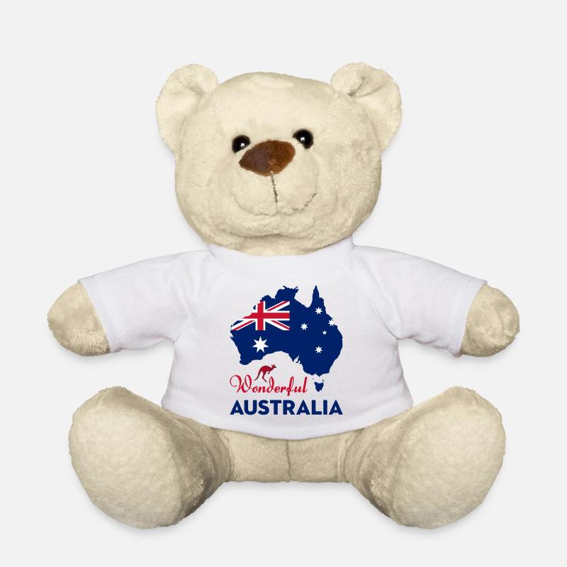 Wunderbares Australien - Teddy - Weiß