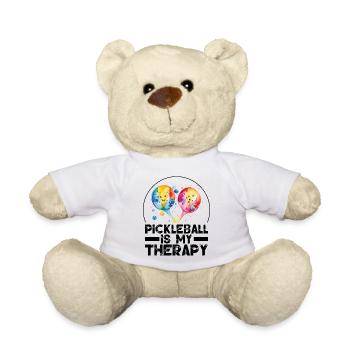 Pickleball ist meine Therapie - Teddy - Weiß - Vorne