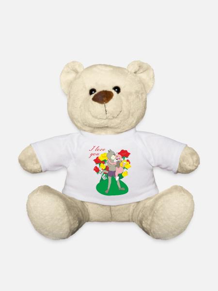 I love you - Teddy Bear - white