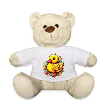 Duckling Duck Duck - Teddy Bear - white - Front