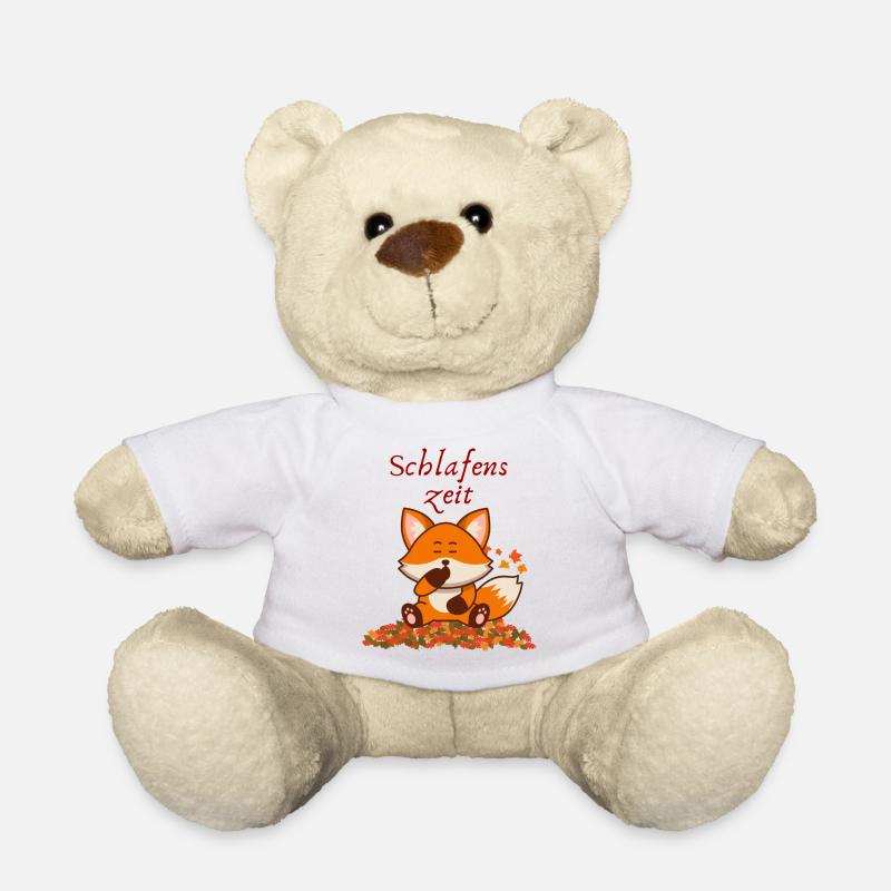 Fuchs, Schlafenszeit - Teddy - Weiß