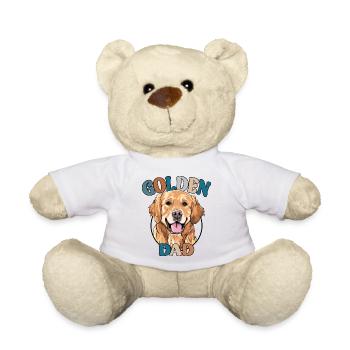Golden Dad Golden Retriever chiens chien Wilsigns - Nounours - blanc - Devant