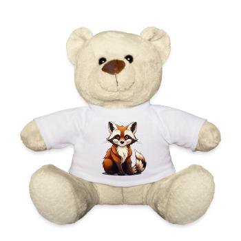 raton laveur - Nounours - blanc - Devant