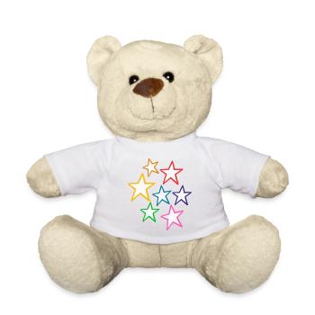 Star - Teddy Bear - white - Front