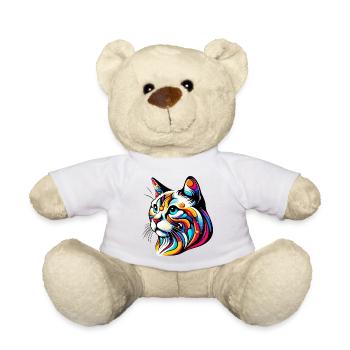 Katze - Teddy - Weiß - Vorne