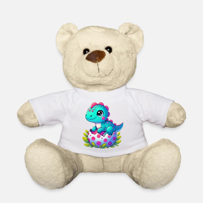 Dinosaurier - Teddy - Weiß