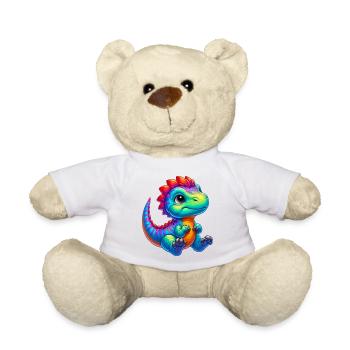 Dinosaurier - Teddy - Weiß - Vorne